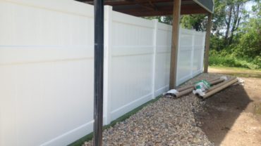 Lakeland 8' tall Vinyl Fence