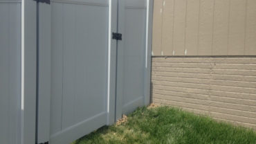 Lakeland Gray 6' Vinyl Privacy Fence