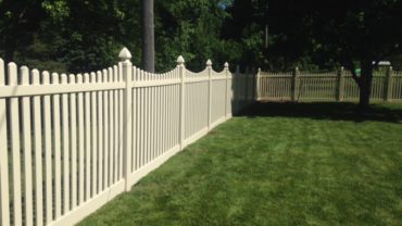 Potomac 6' Almond Vinyl Fence