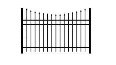 0131 Concave Aluminum Fence