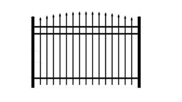 0131 Convex Aluminum Fence