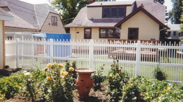 Clayton Fence White Vinyl