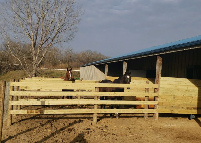 Custom Wood Ag Fence